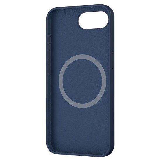 Coque silicone MagSafe iPhone 16e - Bleu-1